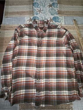 Redhead Men’s Flannel, Lightweight, Multi-Color Plaid, 3XL